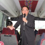 President of C.M.B.G., Welcome message in the bus tour from Mr. Will Sung